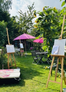 Dagworkshop intuïtief schilderen in Leende