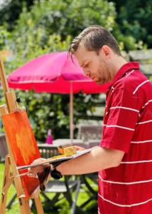 Dagworkshop intuïtief schilderen in Leende