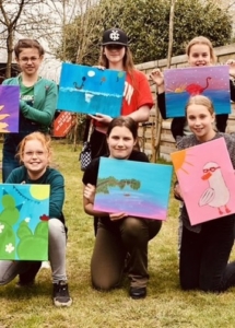 KInderworkshop schilderen met high tea in Leende