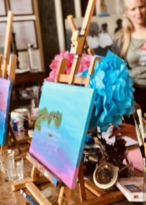 KInderworkshop schilderen met high tea in Leende