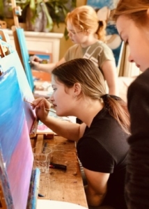 KInderworkshop schilderen met high tea in Leende