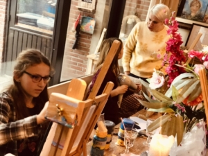 KInderworkshop schilderen met high tea in Leende