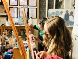 KInderworkshop schilderen met high tea in Leende