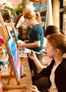 KInderworkshop schilderen met high tea in Leende