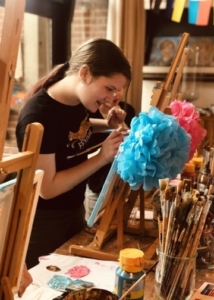 KInderworkshop schilderen met high tea in Leende