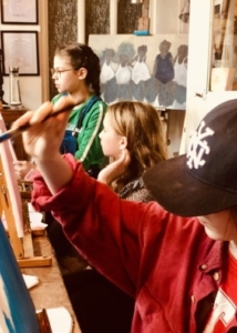 KInderworkshop schilderen met high tea in Leende