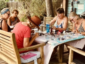 Schildervakantie 1-8 september 2026 Saint Meard de Dronne Dordogne Frankrijk olv beeldend kunstenaar Marianne Baijens
