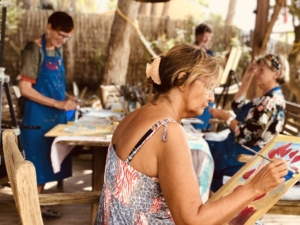 Schildervakantie 31 augustus -7 september 2026 Dordogne Frankrijk olv beeldend kunstenaar Marianne Baijens