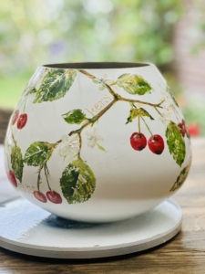 exclusieve workshops vaas beschilderen met culinaire lunch in Leende @mariannebaijens