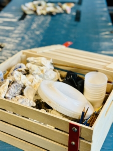 iets je vieren? Exclusieve schilderworkshops oesterschelpen beschilderen op jouw locatie onder begeleiding van Beeldend Kunstenaar Marianne Baijens