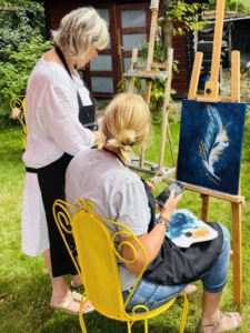 Exclusieve schilderworkshops @mariannebaijens in Leende